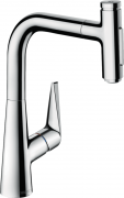 Смеситель для кухни Hansgrohe Talis Select M51 с выдвижной лейкой хром 72824000