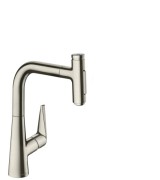 Смеситель для кухни Hansgrohe Talis Select M51 с выдвижной лейкой сталь 72824800