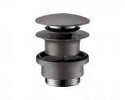 Донний клапан для раковини і біде Hansgrohe push-open чорний хром 50100340