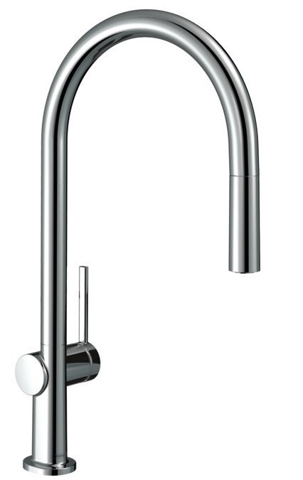Змішувач для кухні Hansgrohe Talis M54 одноважільний з висувною лійкою хром 72803000