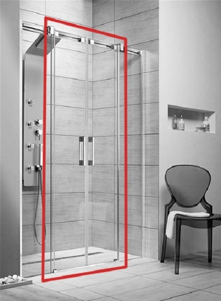 Душевые двери Radaway Espera DWD 180 раздвижные прозрачное стекло 380280-01