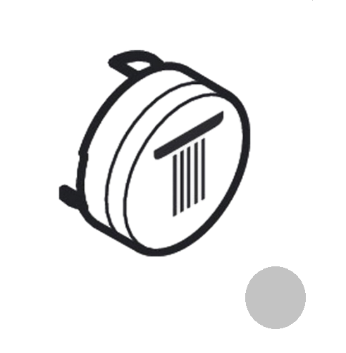 Кнопка-символ для смесителя для душа Hansgrohe ShowerSelect rain large хром 93571880