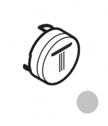 Кнопка-символ для змішувача для душу Hansgrohe ShowerSelect rain small хром 93572880