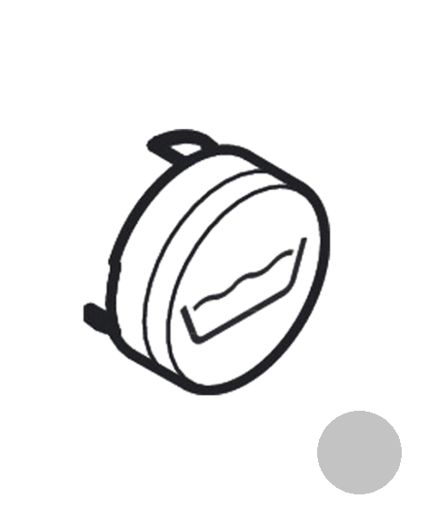 Кнопка-символ для смесителя для ванной Hansgrohe ShowerSelect bath хром 93577880