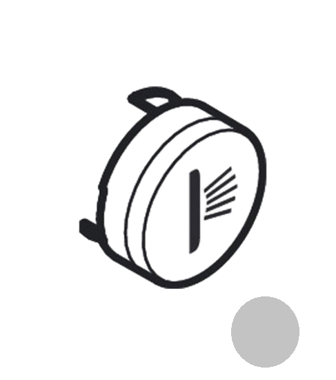 Кнопка-символ для смесителя для ванной Hansgrohe ShowerSelect body spray хром 93578880