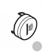 Кнопка-символ для смесителя для ванной Hansgrohe ShowerSelect body spray хром 93578880