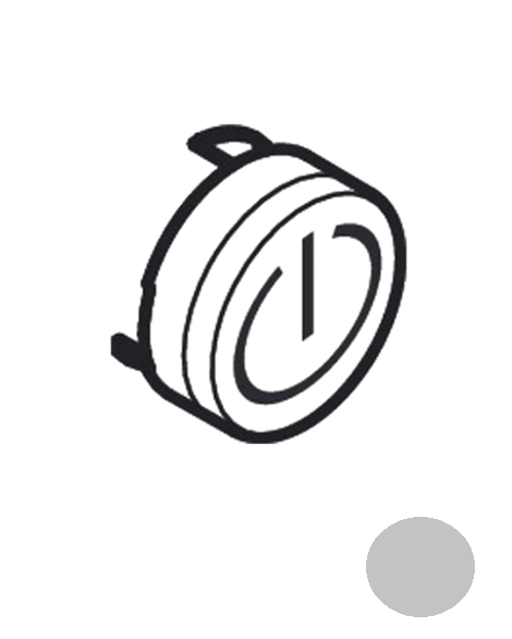 Кнопка-символ для смесителя для ванной Hansgrohe ShowerSelect on/off хром 93579880