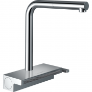 Смеситель для кухни Hansgrohe Aquno Select M81 с выдвижной лейкой хром 73836000