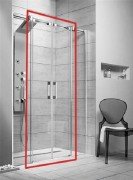 Душевые двери Radaway Espera DWD 180 раздвижные прозрачное стекло 380280-01