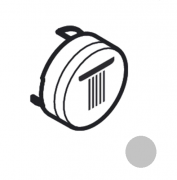 Кнопка-символ для змішувача для душу Hansgrohe ShowerSelect rain large хром 93571880