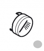 Кнопка-символ для смесителя для душа Hansgrohe ShowerSelect hand shower хром 93573880