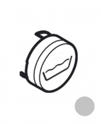 Кнопка-символ для змішувача для ванною Hansgrohe ShowerSelect bath хром 93577880