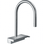 Змішувач для кухні Hansgrohe Aquno Select M81 з висувною лійкою хром 73837000