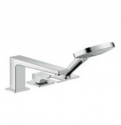 Смеситель на борт ванны Hansgrohe Metropol с ручным душем хром 74551000