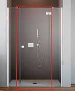 Душевые двери Radaway Essenza New DWJS 140 правосторонняя прозрачное стекло 385033-01-01R