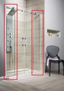 Комплект душевых боковых стенок Radaway Espera DWD 160 неподвижные прозрачное стекло 380224-01