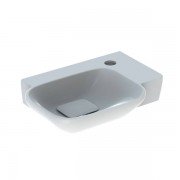 Раковина Geberit myDay санфарфор отвір під змішувач праворуч білий/спеціальне керамічне покриття KeraTect 125540600