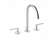 Смеситель для раковины Kludi Nova Fonte Puristic двухрычажный хром 201430515