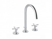 Смеситель для раковины Kludi Nova Fonte Classic двухвентильный хром 201430520