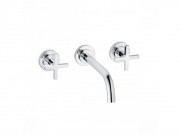 Смеситель для раковины Kludi Nova Fonte Classic настенный хром 201440520