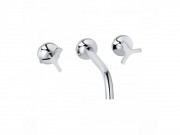 Смеситель для раковины Kludi Nova Fonte Deco настенный хром 201440539