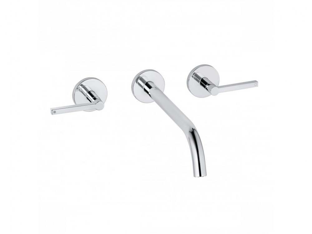 Смеситель для раковины Kludi Nova Fonte Puristic настенный хром 201460515