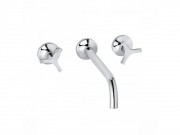 Смеситель для раковины Kludi Nova Fonte Deco настенный хром 201460539