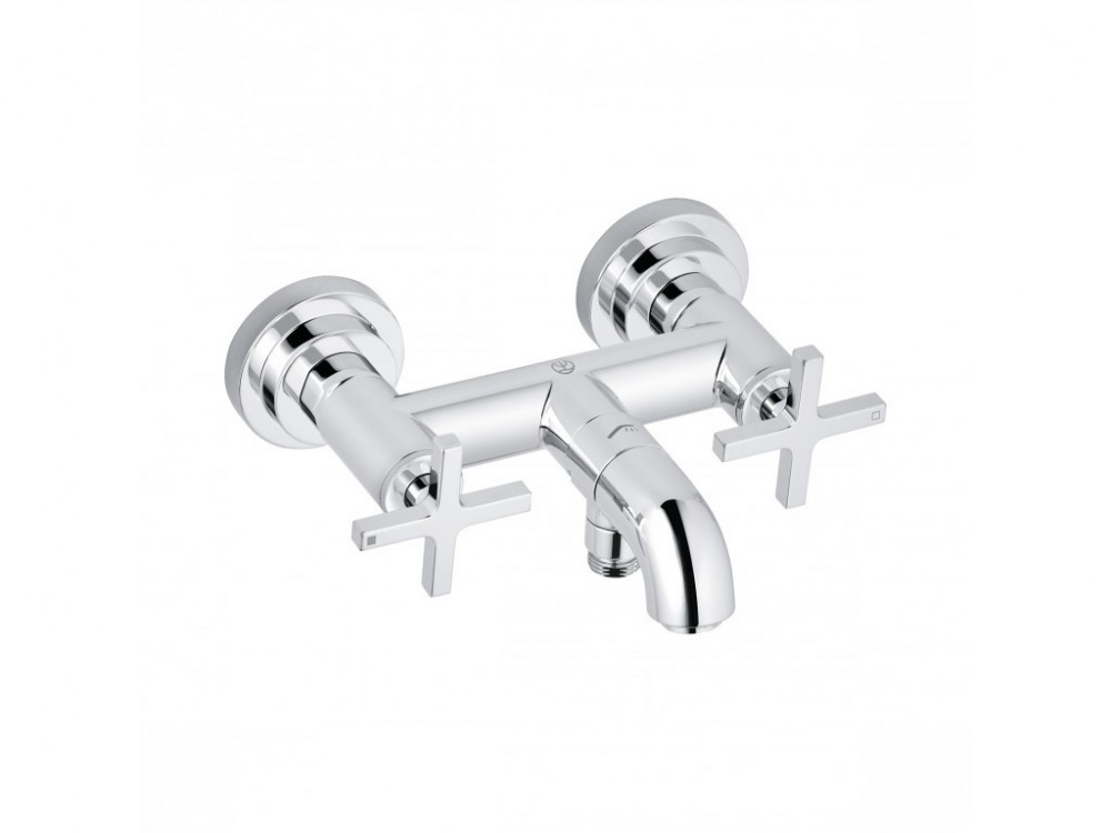 Змішувач для ванни Kludi Nova Fonte Classic двухвентильний хром 205400520