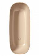 Ванна из искусственного камня Albatros коллекции Ethos 170х70 см белый матовый 01ET1FBN