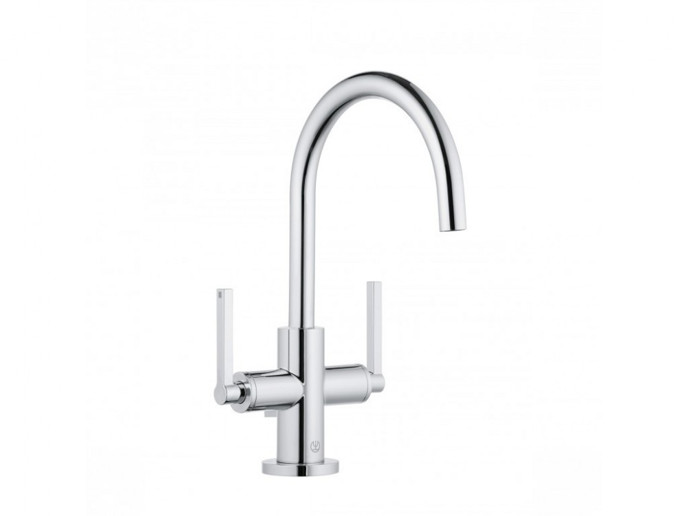 Змішувач для раковини Kludi Nova Fonte Puristic двохважельний хром 201180515