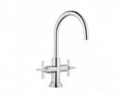 Смеситель для раковины Kludi Nova Fonte Classic двухвентильный хром 201180520