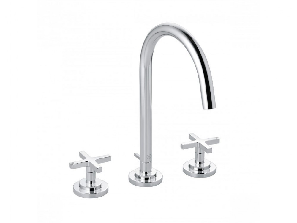 Змішувач для раковини Kludi Nova Fonte Classic двухвентильний хром 201430520