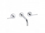 Смеситель для раковины Kludi Nova Fonte Puristic настенный хром 201440515