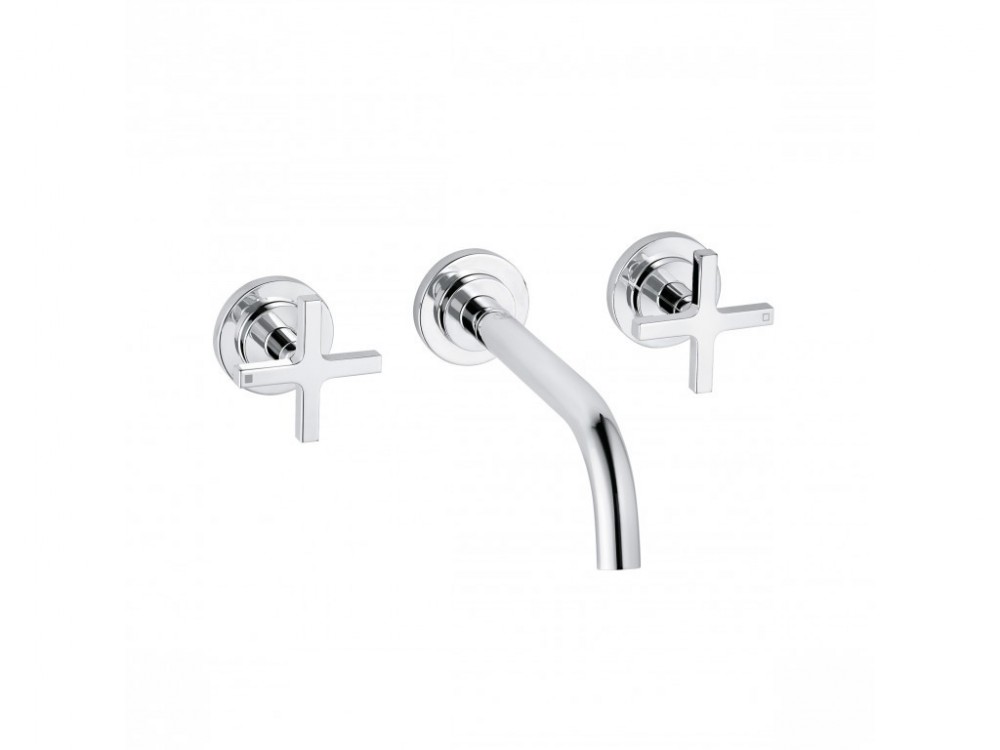 Смеситель для раковины Kludi Nova Fonte Classic настенный хром 201440520