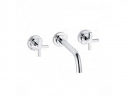 Смеситель для раковины Kludi Nova Fonte Classic настенный хром 201440520