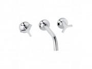 Смеситель для раковины Kludi Nova Fonte Deco настенный хром 201440539