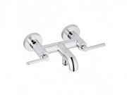 Смеситель для ванной Kludi Nova Fonte Puristic двухрычажный хром 205400515