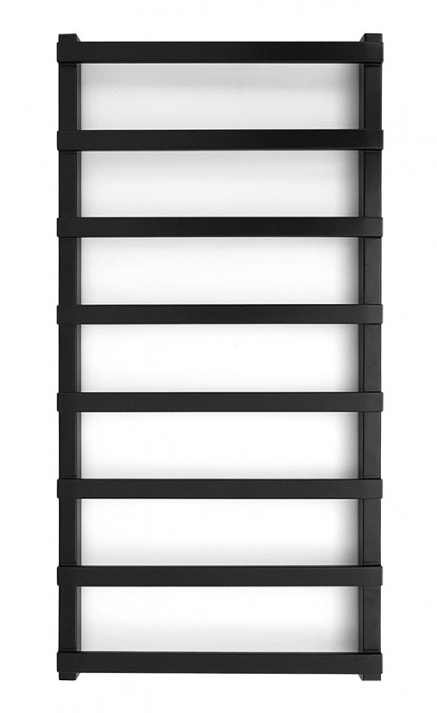 Полотенцесушитель водяной Genesis-Aqua Basis Light 100x53 см черный GA-1902