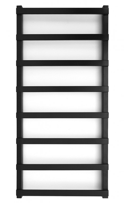 Рушникосушка  водяна Genesis-Aqua Basis Light 120x53 см чорний GA-1903