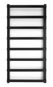 Полотенцесушитель водяной Genesis-Aqua Basis Light 100x53 см черный GA-1902
