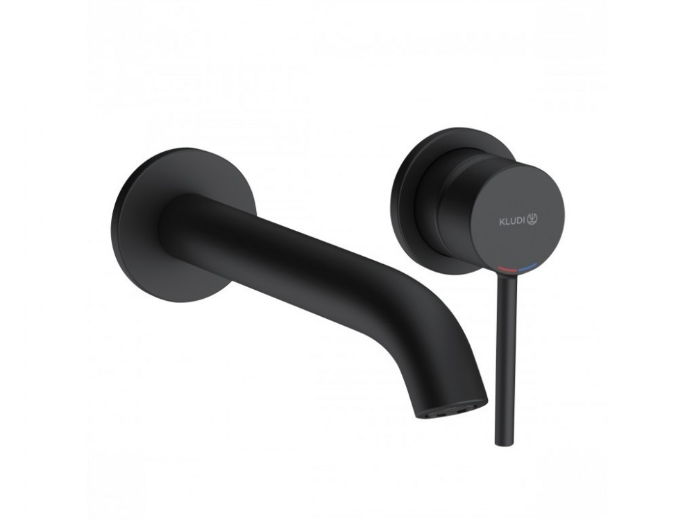 Змішувач для раковини Kludi Bozz одноважільний матовий чорний 382453976