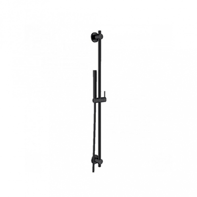 Душовий гарнітур зі штангою Kludi Nova Fonte Puristic чорний 2084039-15