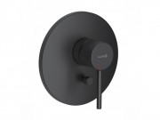 Смеситель для душа Kludi Bozz встраиваемый однорычажный матовый черный 386503976