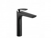 Смеситель для раковины Kludi Balance однорычажный черный матовый/хром 522968775