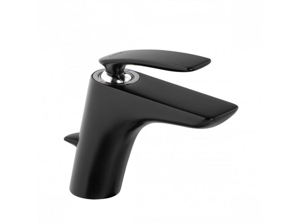Змішувач для раковини Kludi Balance одноважільний чорний матовий / хром 520238775