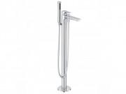 Смеситель для ванной Kludi Zenta SL напольный с ручным душем хром 485900565