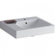 Раковина для ванної Geberit iCon з декоративною чашею зліва санфарфор білий 124150000