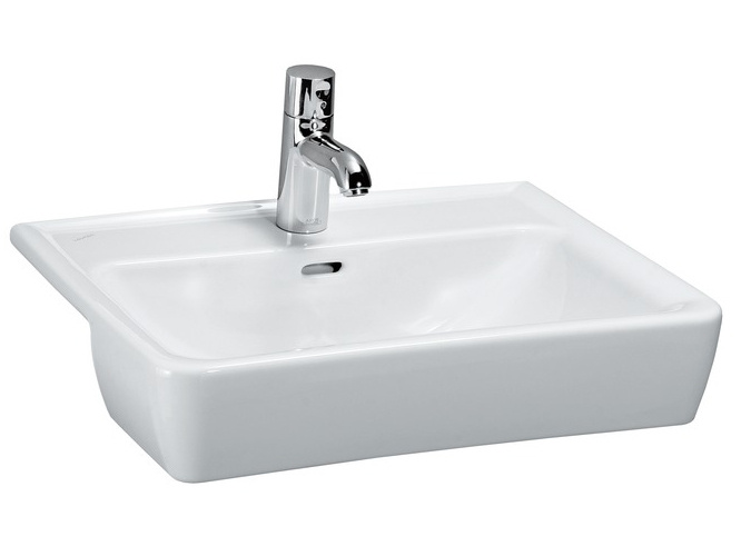 Раковина для ванної Laufen Pro A напів вбудована 56 см білий з покриттям LCC H8129614001041