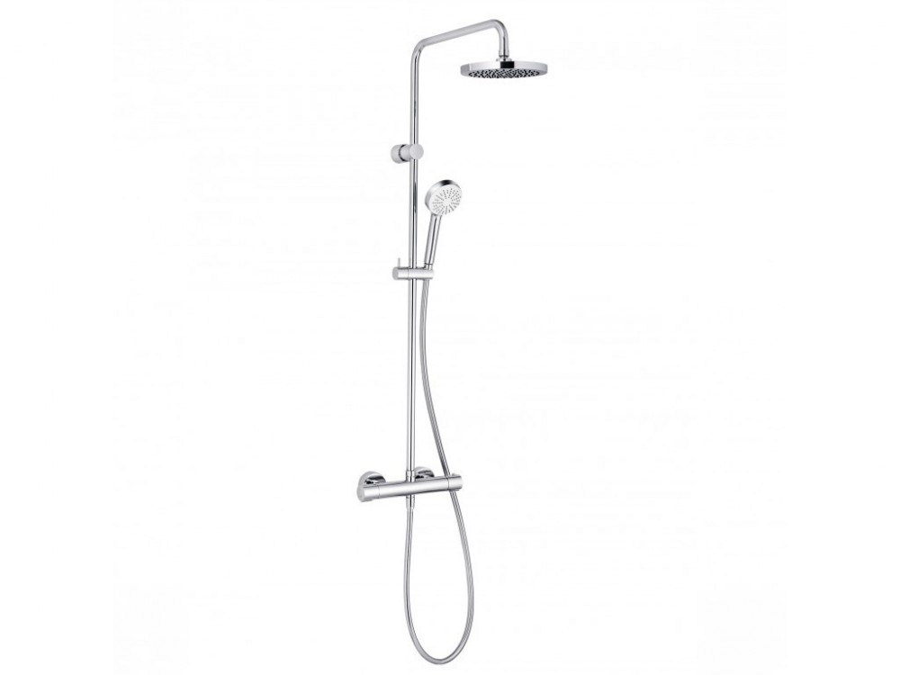 Душевая стойка для душа Kludi Logo dual shower system с термостатом хром 6809405-00