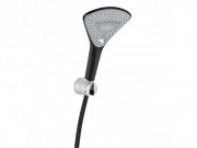 Душевой набор Kludi Fizz 3 типа струи черный матовый/хром 6775087-00